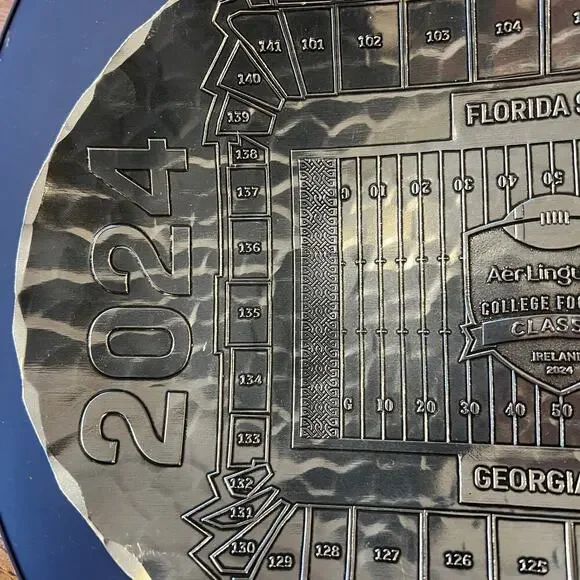 Florida State vs Georgia Tech 2024 Football Classic Aer Lingus Stadium Dish